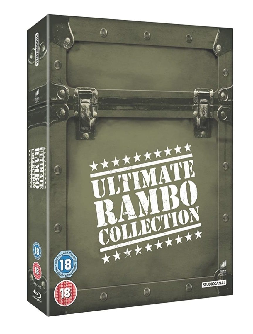 Filme Rambo 1-4 The Complete Collection DVD By Sylvester Stallone