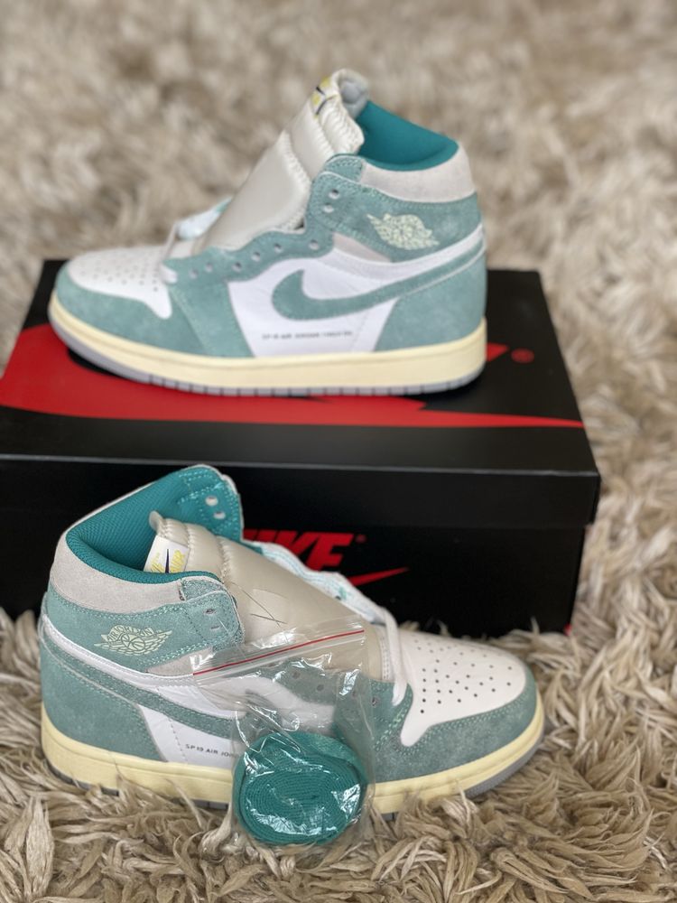 Air Jordan 1 High Turbo Green Retro Smoke Grey Hyper Royal Tie Dye
