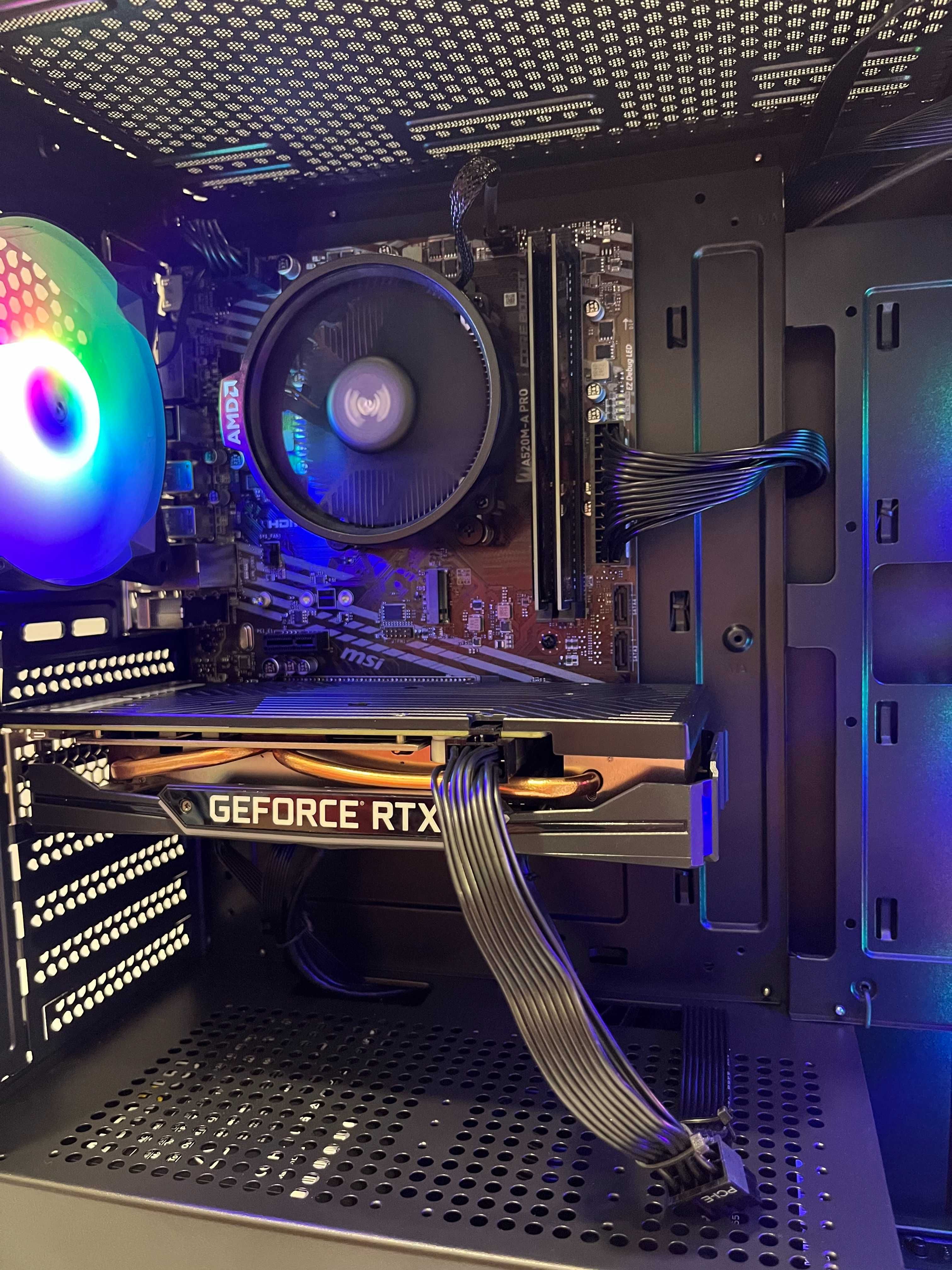 Геймърски компютър AMD Ryzen 5 3600, RTX 2060 Super, 16GB ram