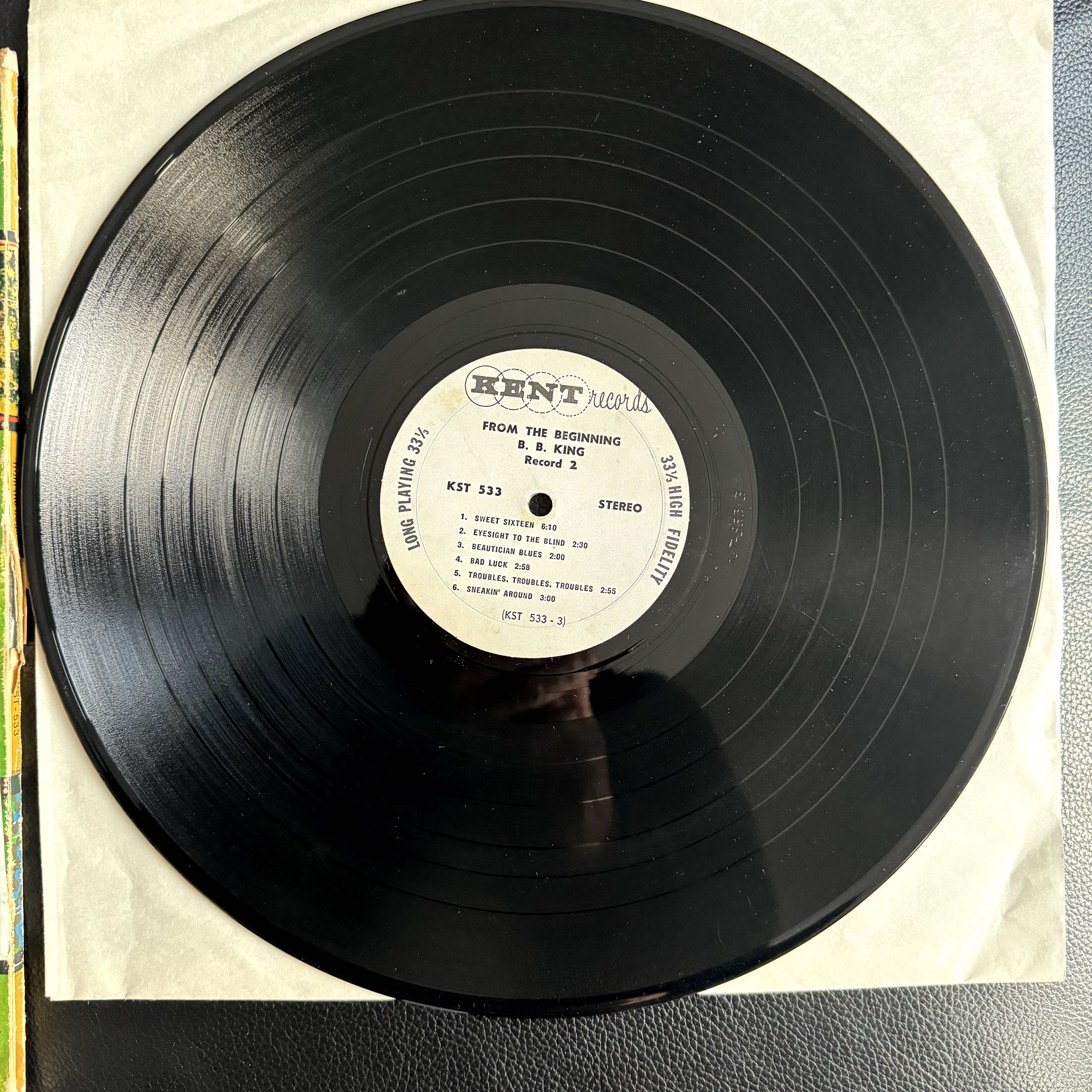 B.B. King – From The Beginning, disc vinil dublu LP, presa US '68