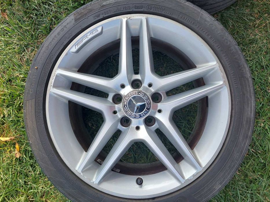 Джанти с гуми за Мерцедес w204 5/112/17  AMG