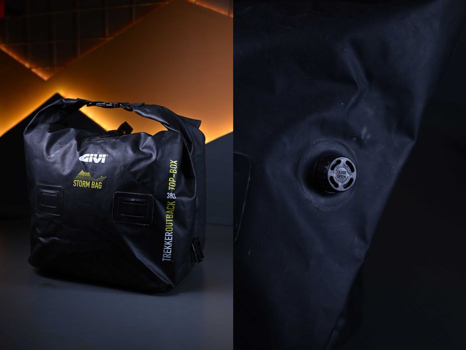 Givi Trekker Outback 42L+Storm Bag, Placa Givi SRA5108, Suport BMW GSA