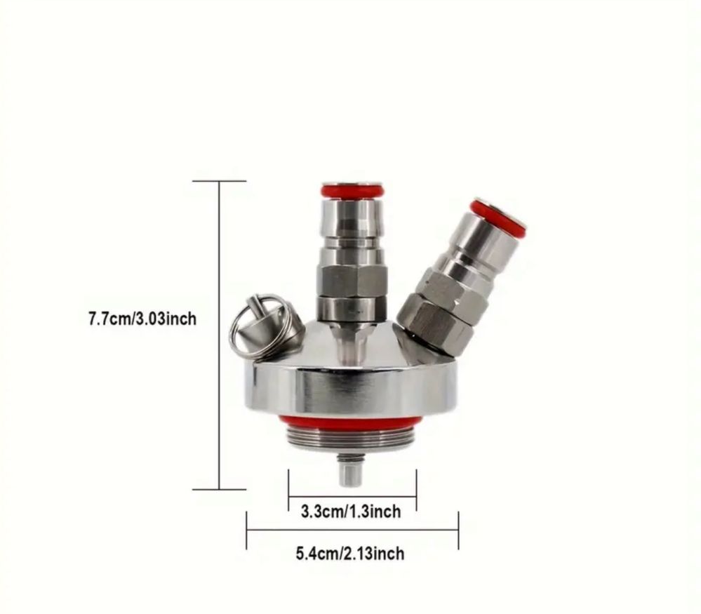 Мини кег за бира 4л с професионален кран и газ регулатор ball lock