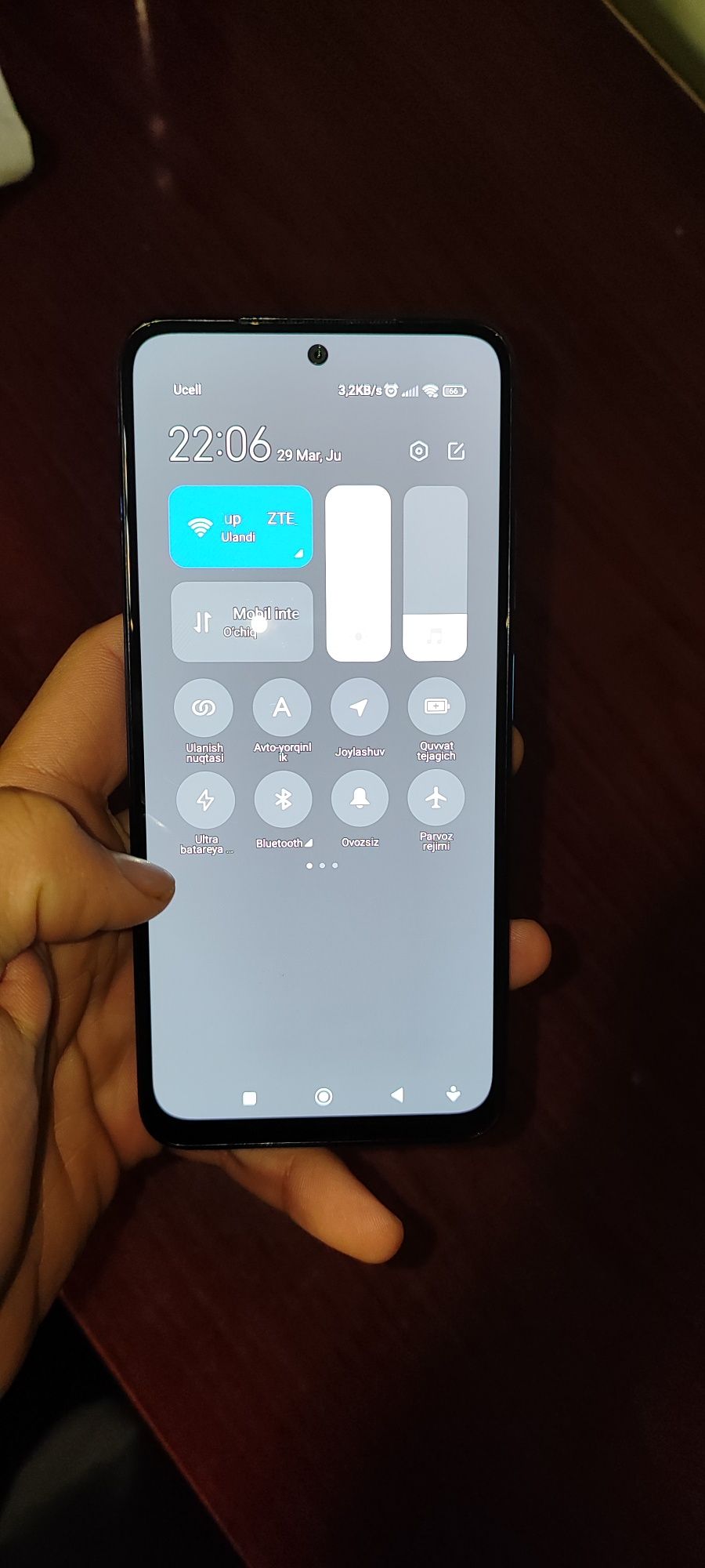 Redmi Note 11 ( Ko'k rangi, xolati ideal 128+6)