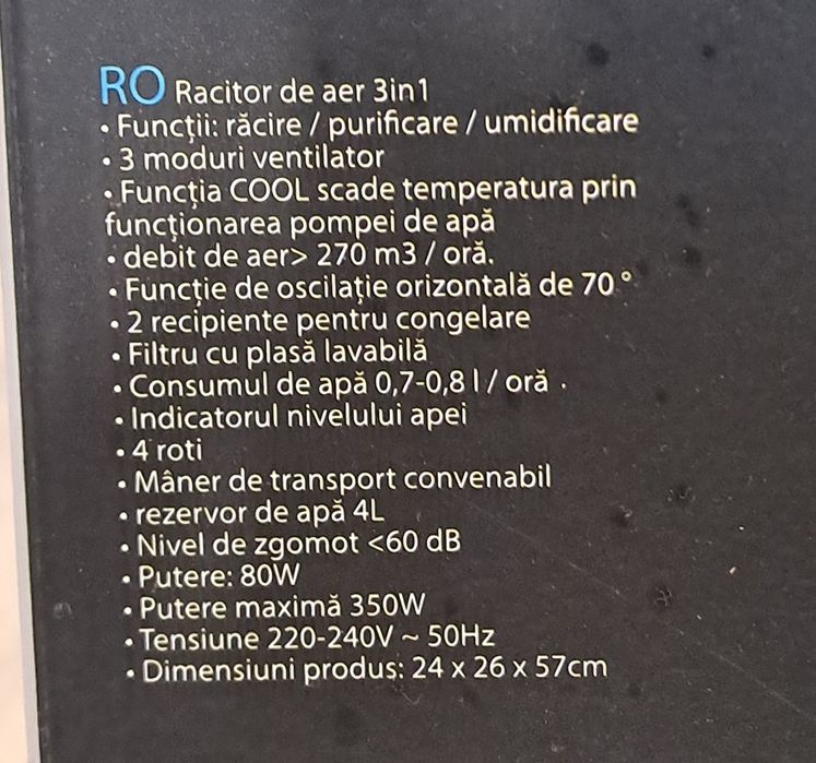 Răcitor de aer 3in1e