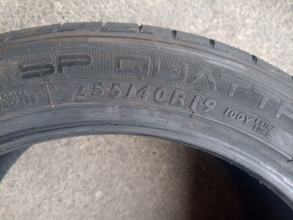 2 anvelope NOI de vara Dunlop 255/40 R19 dot 0519
