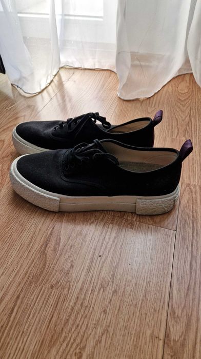 Обувки Eytys H&M Collaboration Platform Canvas Sneakers N43/44 / черни