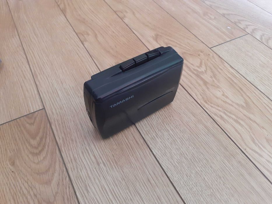 stereo casetofon cu casti walkman