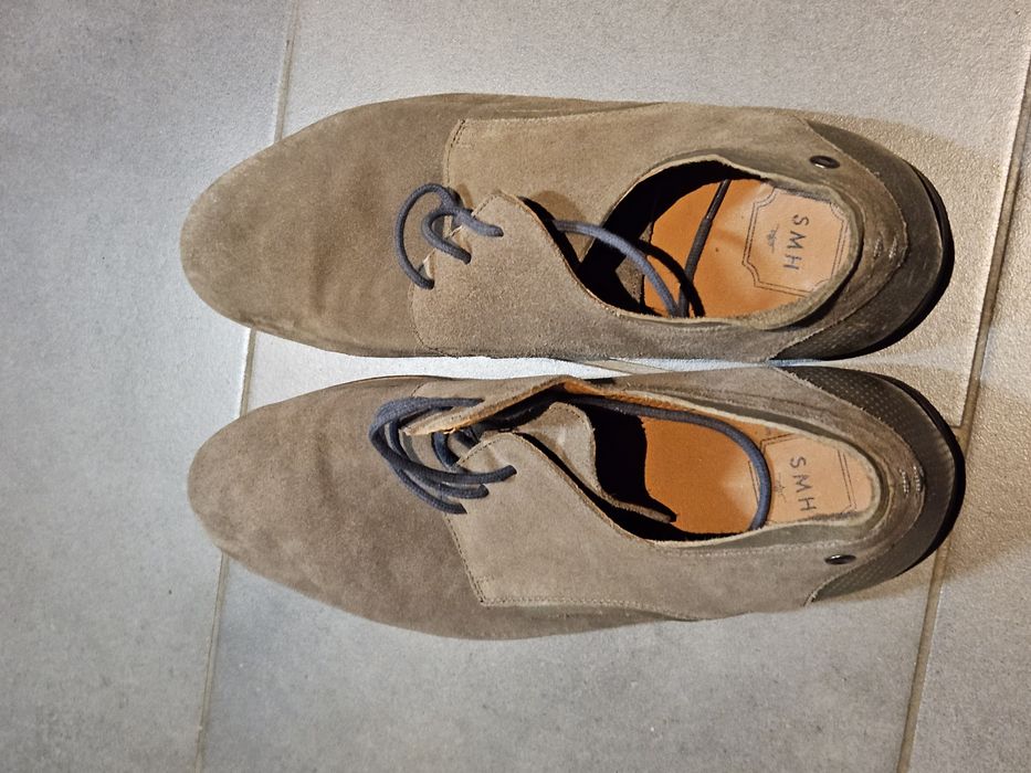 Pantofi piele intoarsa MHS