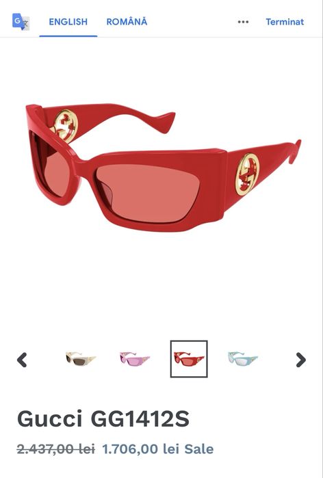 Ochelari de soare Gucci originali