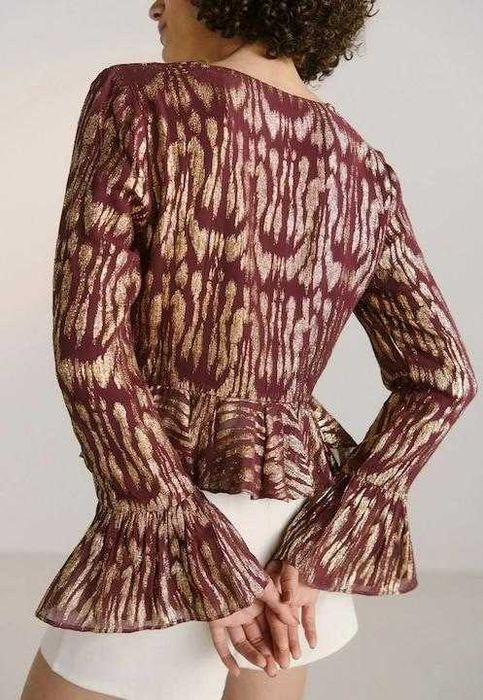 Guido Maria Kretschmer - блуза с метална нишка, размер 38 EU