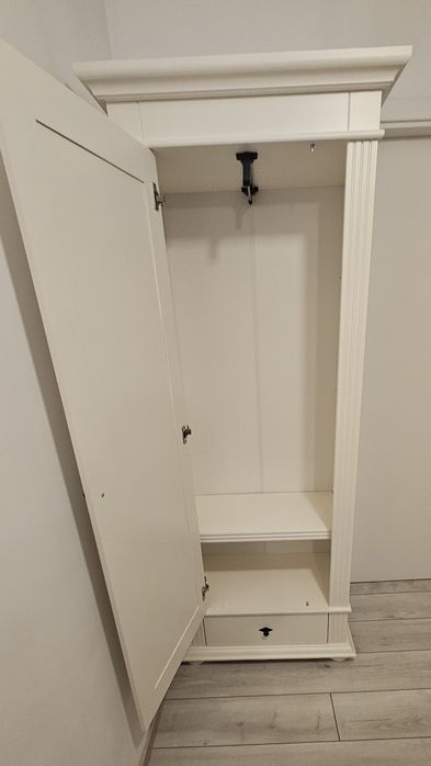 Mobila lemn masiv living culoare ivoire clasic