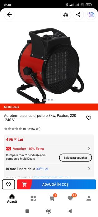 Aeroterma Paxton 3 kw
