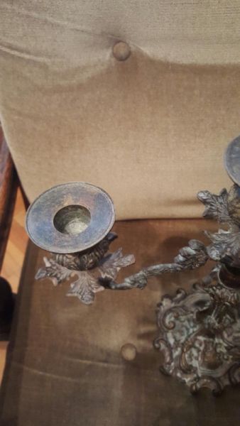 Бронзов свещник от WW2 - автентичен.