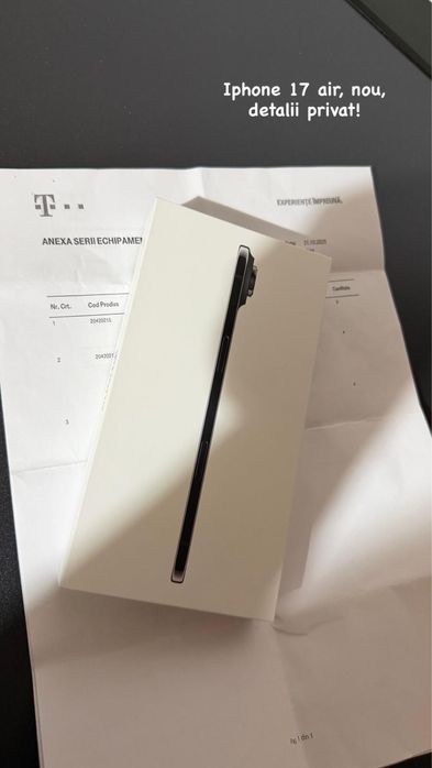 Iphone 17 Air nou cu factura si gatantie