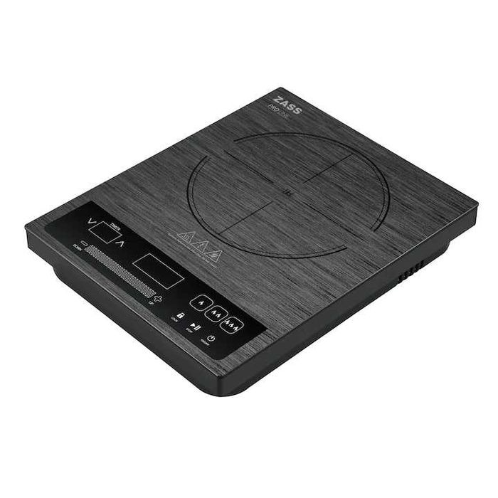 Plita electrica cu inductie Zass ZIP 01, 2000 W / negru