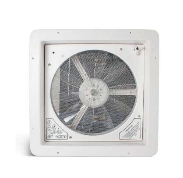Trapa ventilator 6 viteze 40×40 cm cu telecomanda