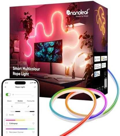 Нова Неонова Смарт Лента Nanoleaf 5M – Музика + Екран Синк Декорация
