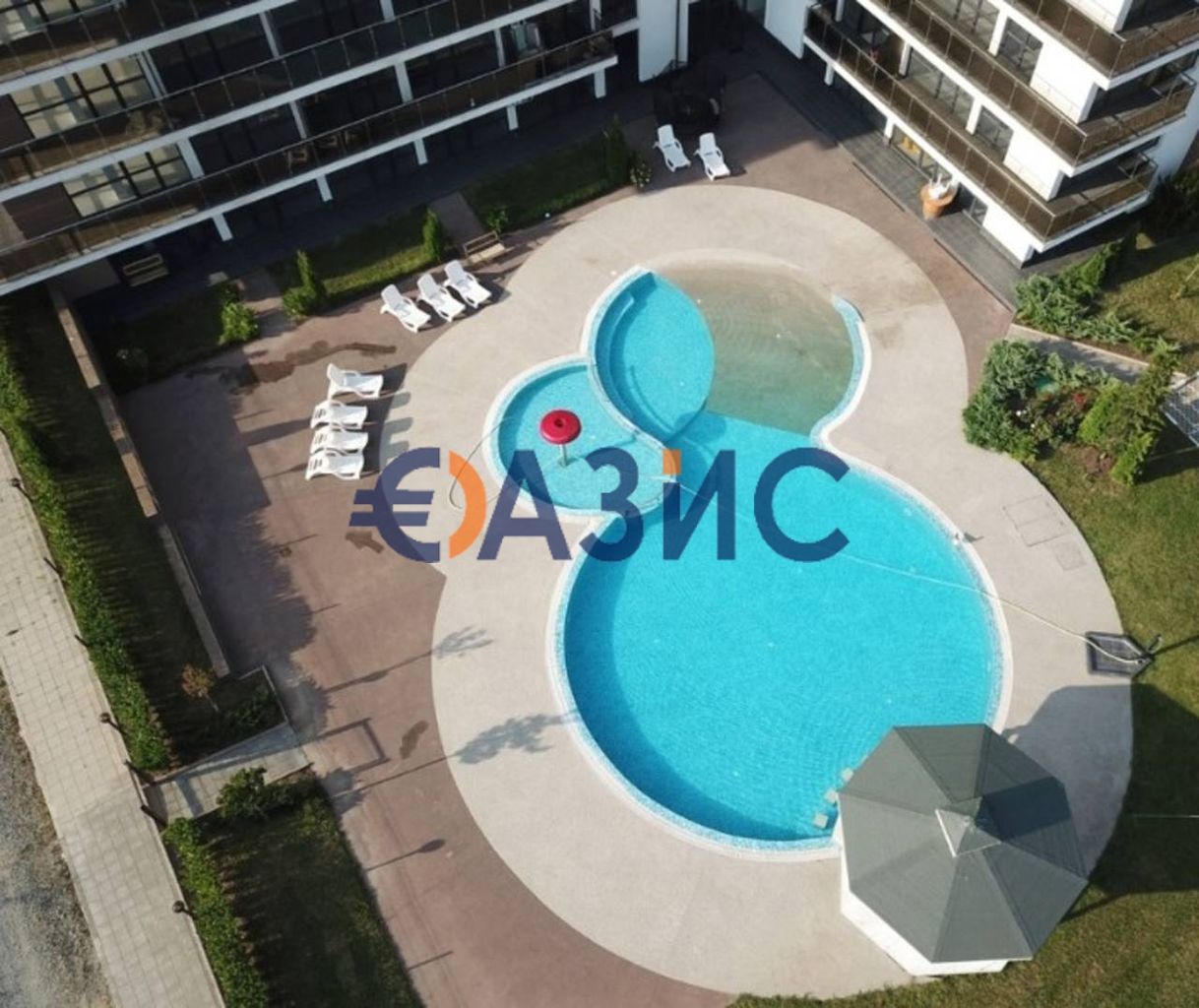 Продава се Едностаен апартамент в Свети Влас - 37 кв.м за 1433 €/кв.м - Снимка #14
