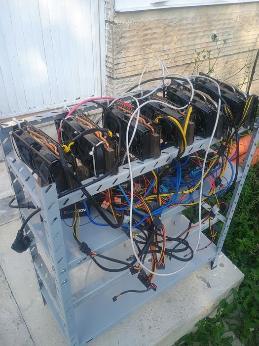 Mining rig rx470 6 броя