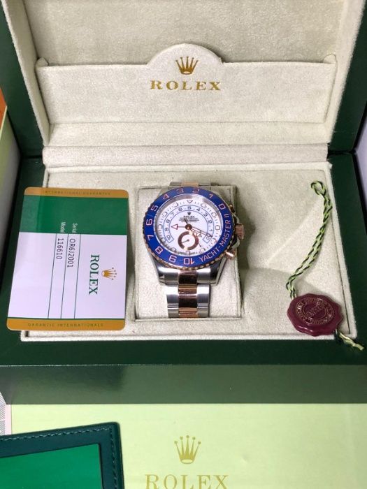 Rolex Yatchmaster II 40 mm Rose Gold White Dial