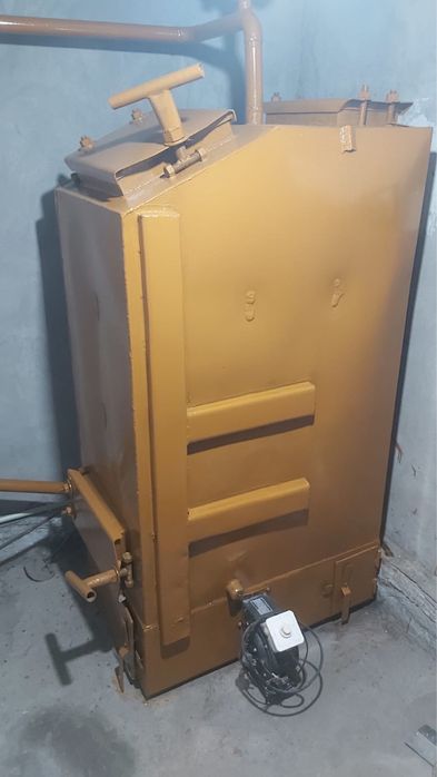 Мощная печь на угле — отапливает до 400 м²!