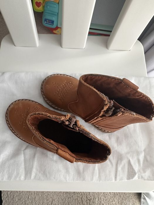 Ghete cizme piele Zara 21