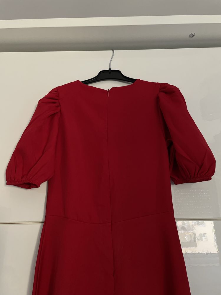 Rochie midi rosie