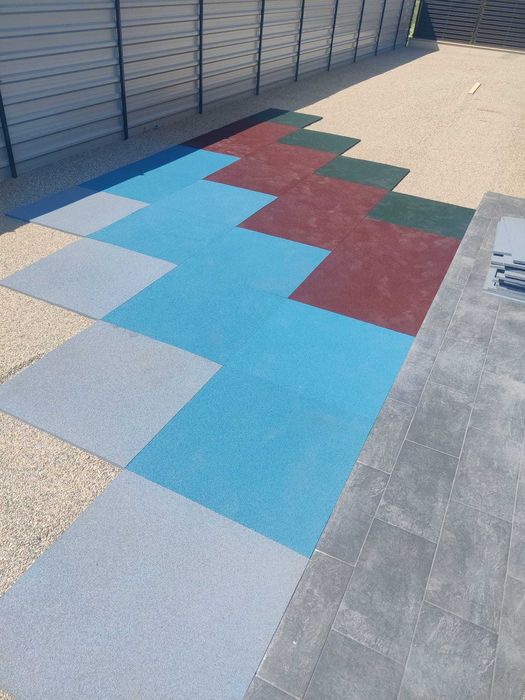 Pavele din cauciuc, dale cauciuc, pavaj cauciuc, sala fitness