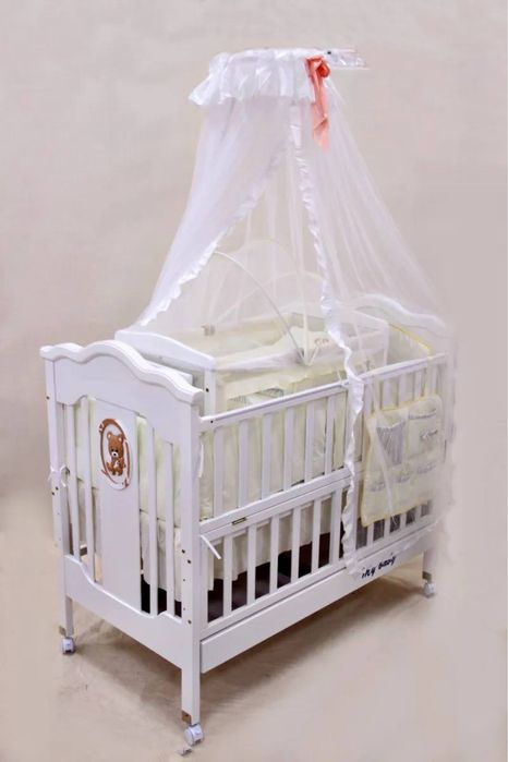 детская кровать и люлька