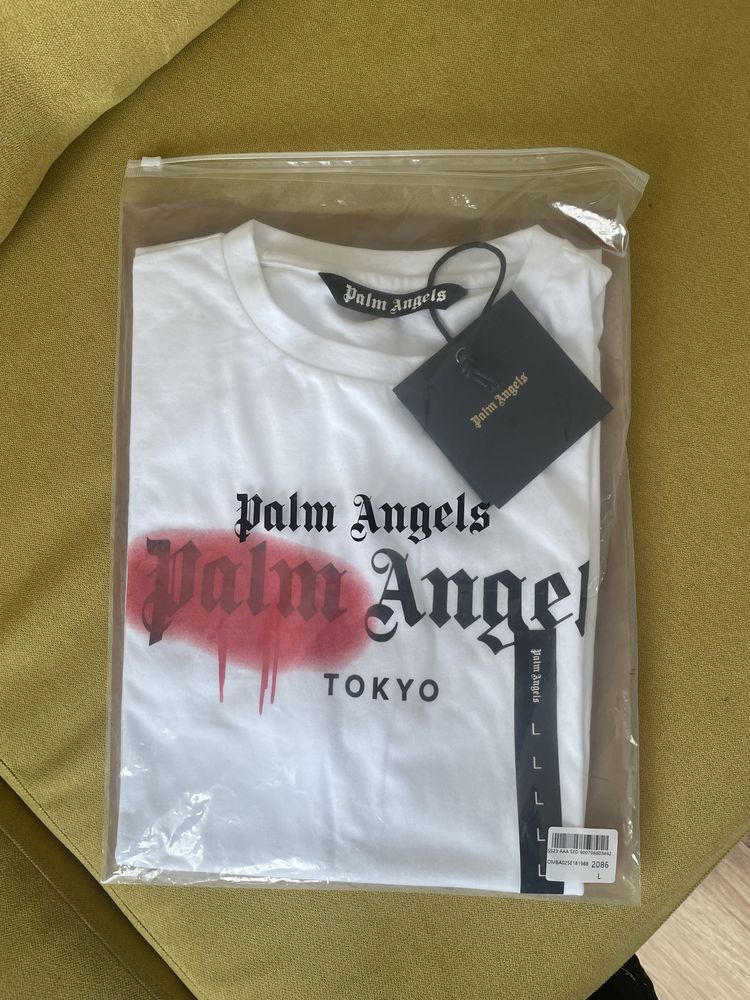 Tricou alb Palm Angels Mărimea L