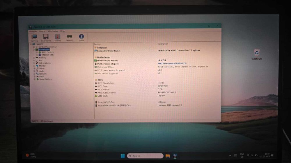 Laptop 13.3" HP Envy x360 13-ay0008nn + stylus HP MPP 2.0