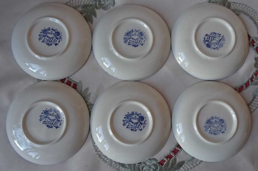 Шест мини чинийки Boch Royal Sphinx Holland Blue Delft