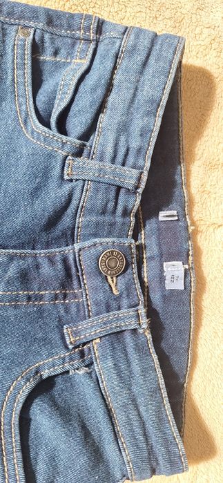 6-7г., 122см, детски дънки, тъмно сини, момиче, Name it