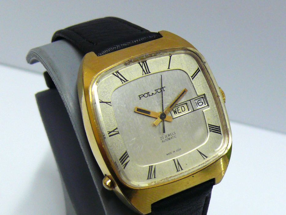 Съветски Позлатен Полет/POLJOT Автоматичен Мъжки ръчен часовник