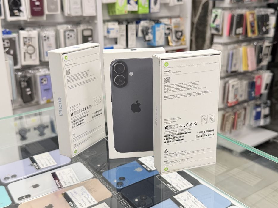 Apple iPhone 17 256GB Black & Blue & levendar