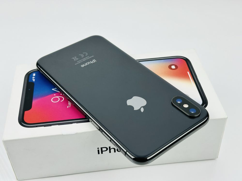 Apple iPhone X 64GB Space Gray Перфектен! Гаранция!