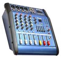 Mixer audio profesional WVGNR 4 Putere 2 x 50W 4canale BT USB MP3 16 e