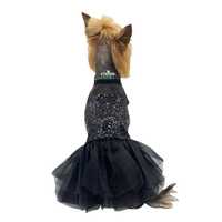 Черна рокля за куче Кучешка рокля Рокли за кучета Кучешки рокли