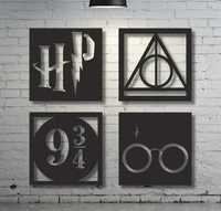 Гарри Поттер деревянные картины панно на стену