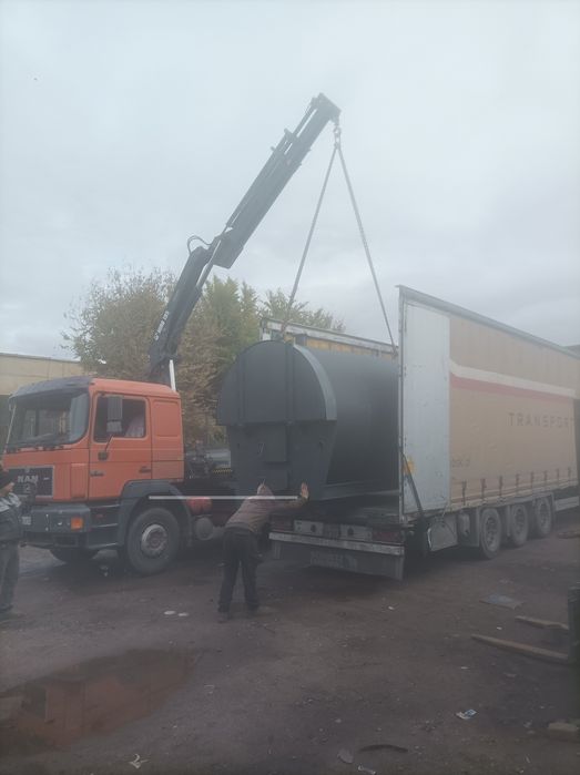 Манипулятор контейнер 20 кирпич кольцо плиты блоки газон