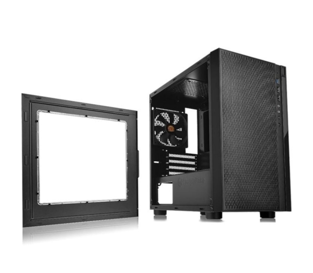 Carcasa Thermaltake Versa H18 Window Black Edition 3 x 120mm RGB