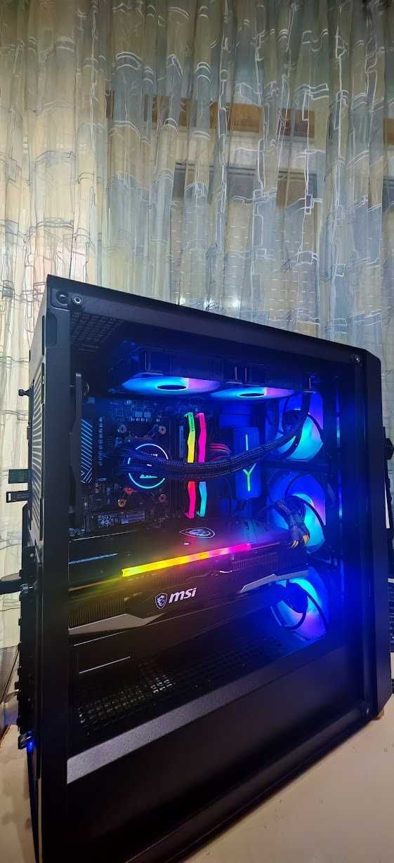 Супер Геймърско PC R7 7700/64Gb/2TB SSD nVme/RX 6800XT 16Gb/Гаранция