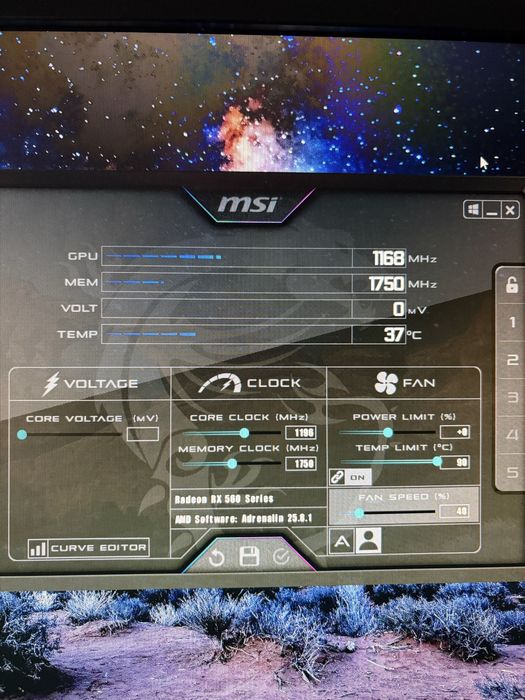 Видеокарта RX560 4GB