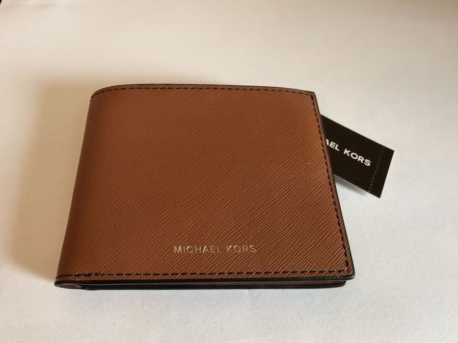Portofel barbatesc maro slim Michael Kors