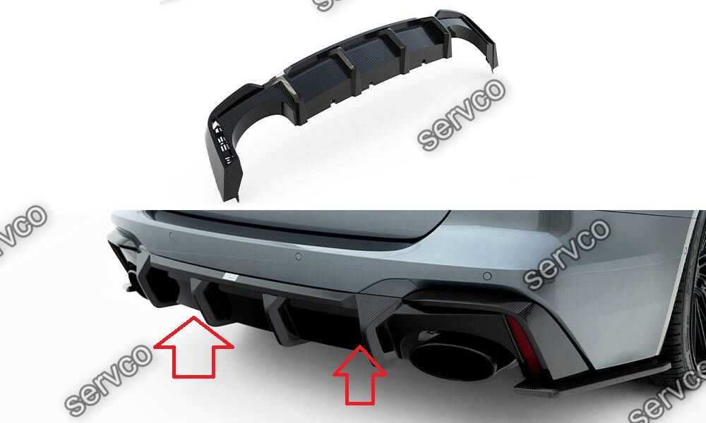 Difuzor bara spate Audi RS6 / RS7 C8 2019-2023 v26 - Maxton Carbon