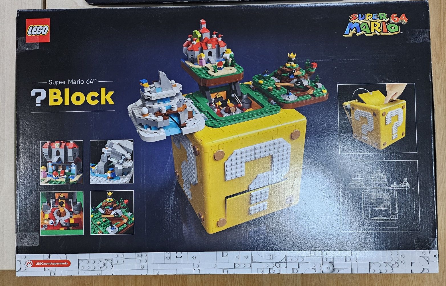 LEGO Super Mario - 64 Blocul semn de intrebare 71395, 2064 piese Nou