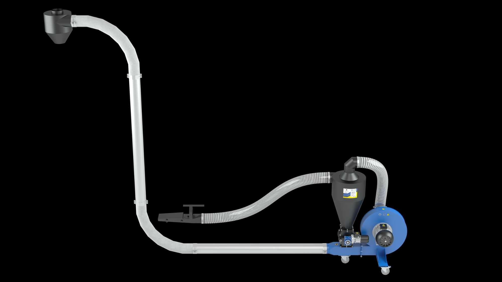 Transportor pneumatic de cereale PTZ-11 Productivitate: 8 t/h NOU