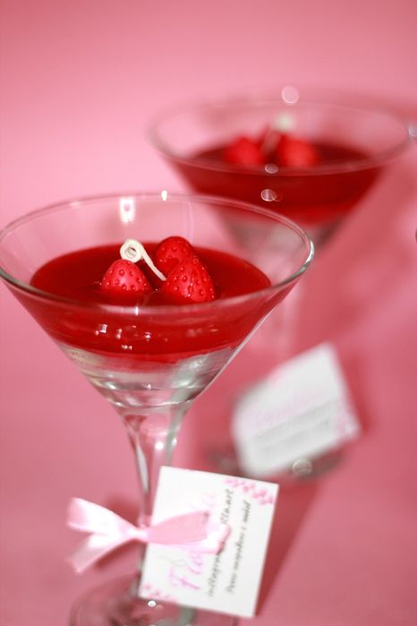 Ръчно направени свещи-десерти