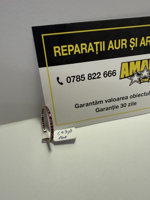 Inel tennis (vl) star amanet